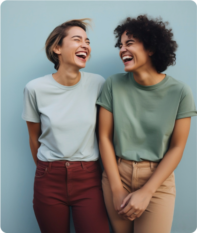 Happy therapy patients